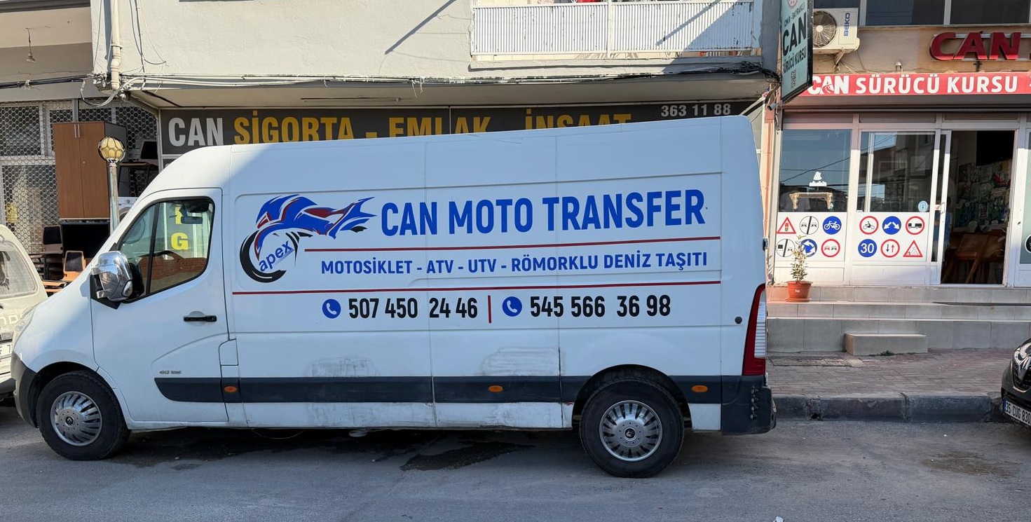 Can MotoTransfer markalı kapalı kasa araç